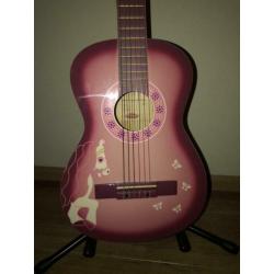 Gitaar handgemaakt incl. Standaard, boekhouder en afstemmer