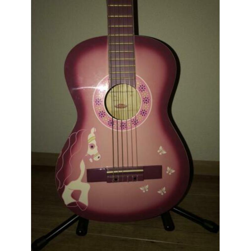 Gitaar handgemaakt incl. Standaard, boekhouder en afstemmer