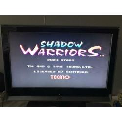 Nintendo Nes spel. Shadow Wariors + sleeve.