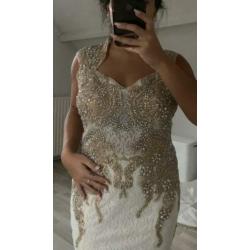 Prachtige galajurk, abiye, maxi dress maat 38/40