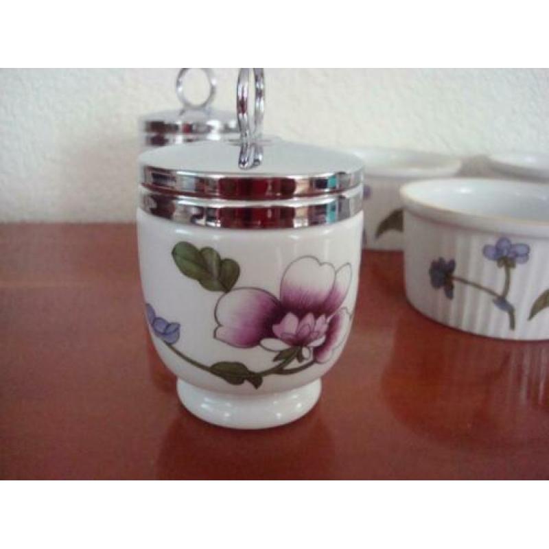 Royal Worcester Egg Coddlers en bakjes