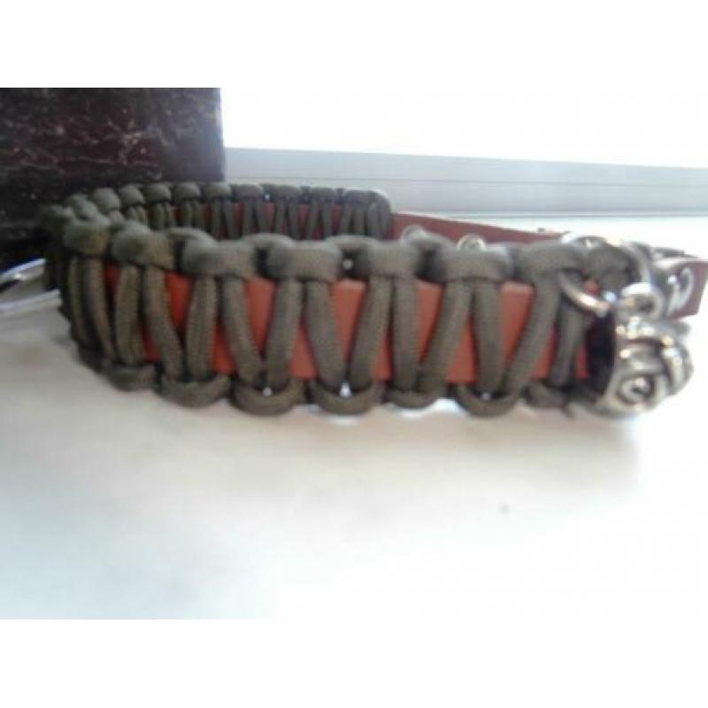 Handgemaakte honden halsband