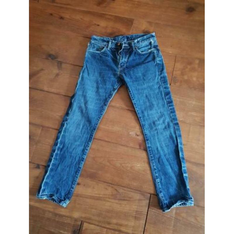 Blauwe skinny jeans van Levis, maat 38