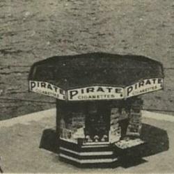 Rotterdam heel veel sleepboten Boompjes e.o. kiosken 1938
