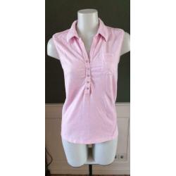ZGAN top CALVIN KLEIN topje shirt tshirt polo roze M 38/40