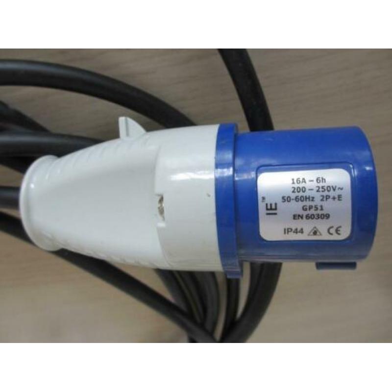 Walstroom kabel neopreen 10 meter nieuw.