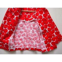 Prachtige dames blouse met appeltjes design - Maat 40