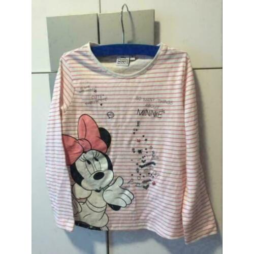 Minnie mouse longsleeves, maat: 116