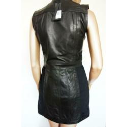 DIESEL leren jurk, maat XS. NIEUW