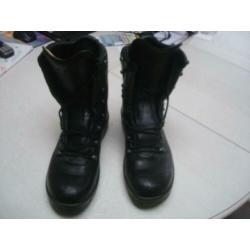 Zwarte legerkisten/schoenen maat 285/44,5 a 45
