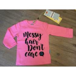 Nieuw setje O’Chillie longsleeve en broekje roze, 80 lente