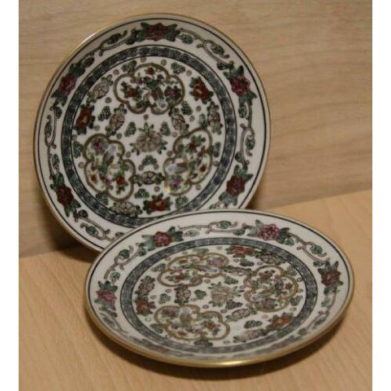 antiek Chinees Guldimari wandbord - 16 cm doorsnede - evt. 2