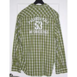 Blouse / overhemd, NIEUW, maat XL / 43-44, groen ge