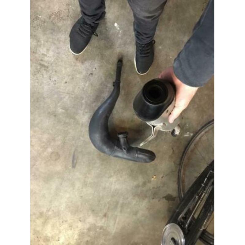 yz250 uitlaatbocht + demper / yz 250 / uitlaat