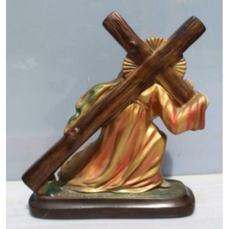 kruis dragende Christ H 40 cm G