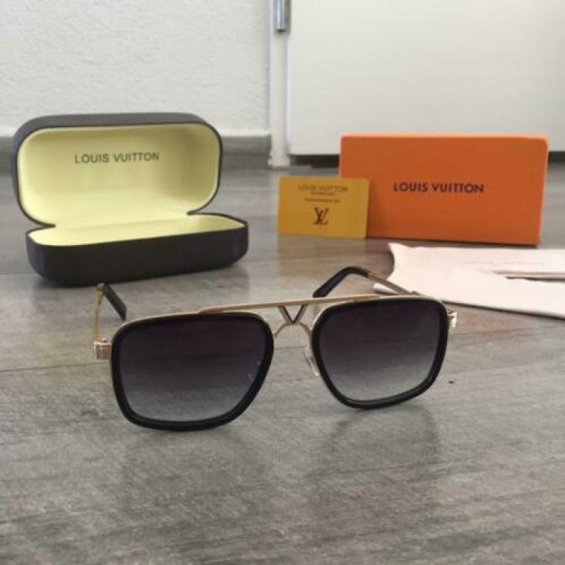 Louis Vuitton District Zonnebril Goud AAA+ Zonnebril BESTE!!