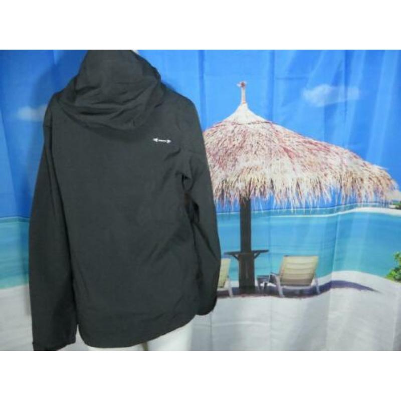 zwarte jas paars accent water windproof ademend mt 38 Rukka
