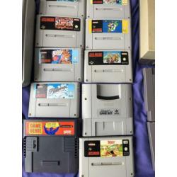 Super Nintendo met 13 games en controllers