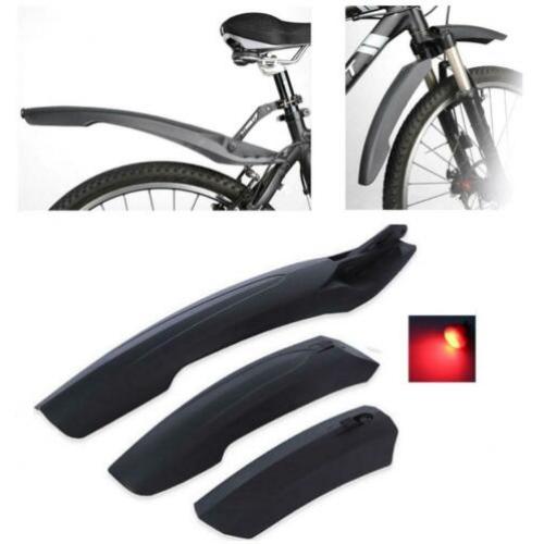 MTB spatbord set: Voor- en achterspatbord + achterlampje
