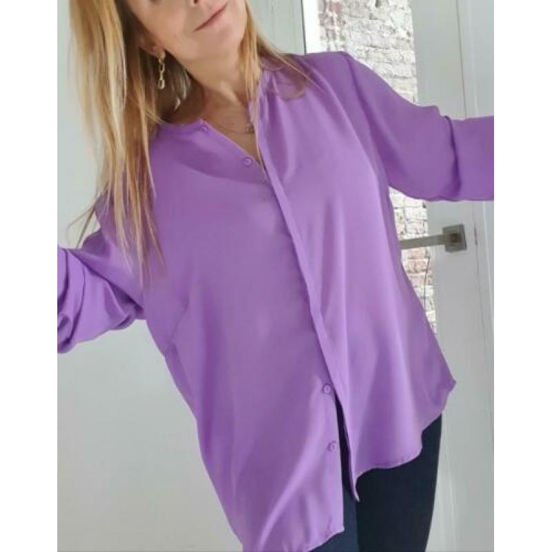 ⭑ NIEUW ⭑ MODSTROM | Prachtige lila blouse - XL/L