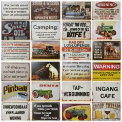 Man cave darts rules pinup reclamebord van metaal cafe bar