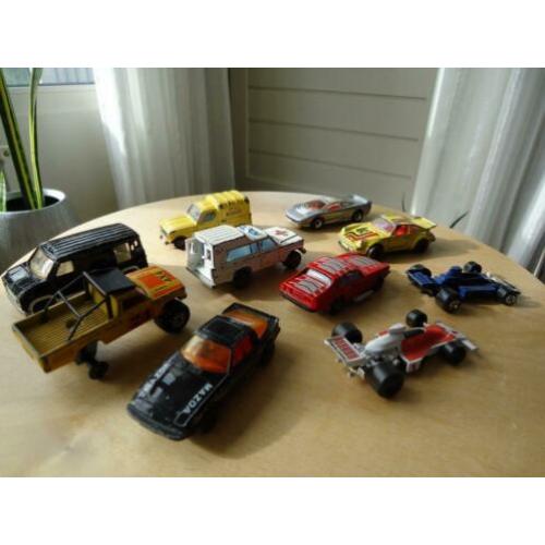 Autootjes Majorette en Matchbox.