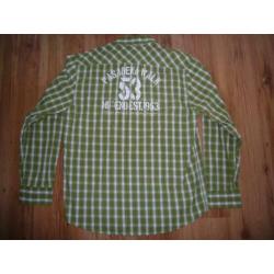 Blouse / overhemd, NIEUW, maat XL / 43-44, groen ge