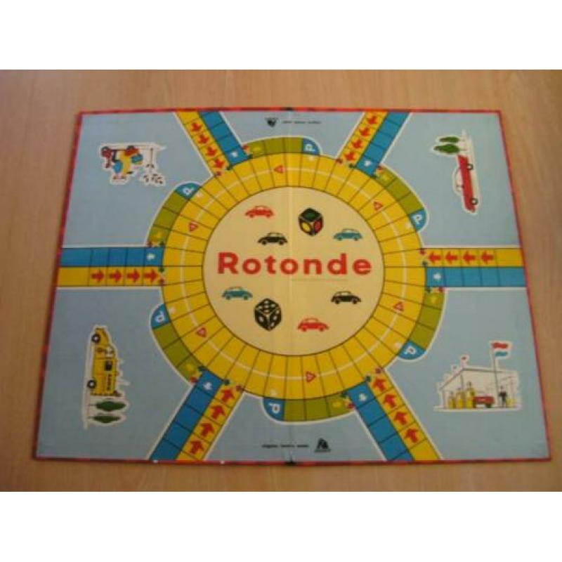Rotonde, HOMAS Assen, bordspel Pony spellen, jaren 60