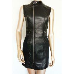 DIESEL leren jurk, maat XS. NIEUW