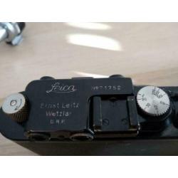 Leitz Leica II ModellD black, Elmar 4/90 Sucher Schraubleica