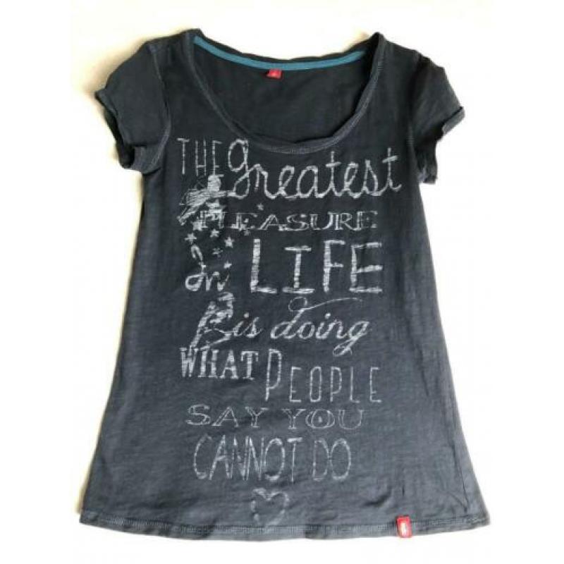 Nieuw blauw t shirt shirt topje maat 36 Esprit EDC Small