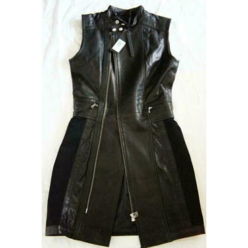 DIESEL leren jurk, maat XS. NIEUW