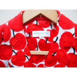 Prachtige dames blouse met appeltjes design - Maat 40