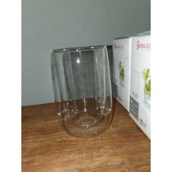 nieuwe Spiegelau 8x dubbelwandig theeglas