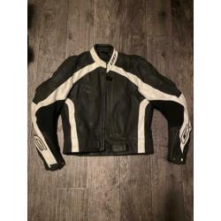 Complete leren race outfit maat 52/L/44