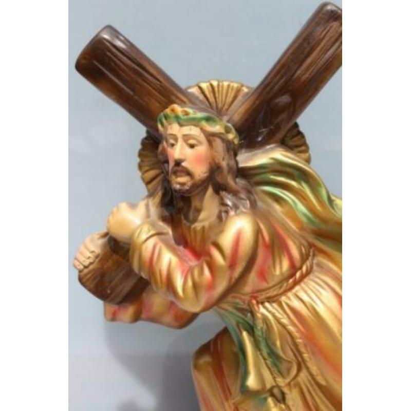 kruis dragende Christ H 40 cm G
