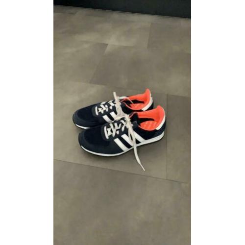Adidas schoenen blauw roze maat 36 2/3