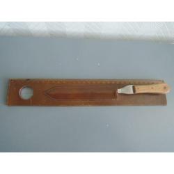 Vintage briefopener met centimeter vermelding
