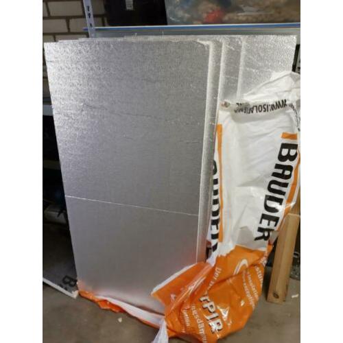 Te koop: PIR isolatie 6 platen 120x60x4