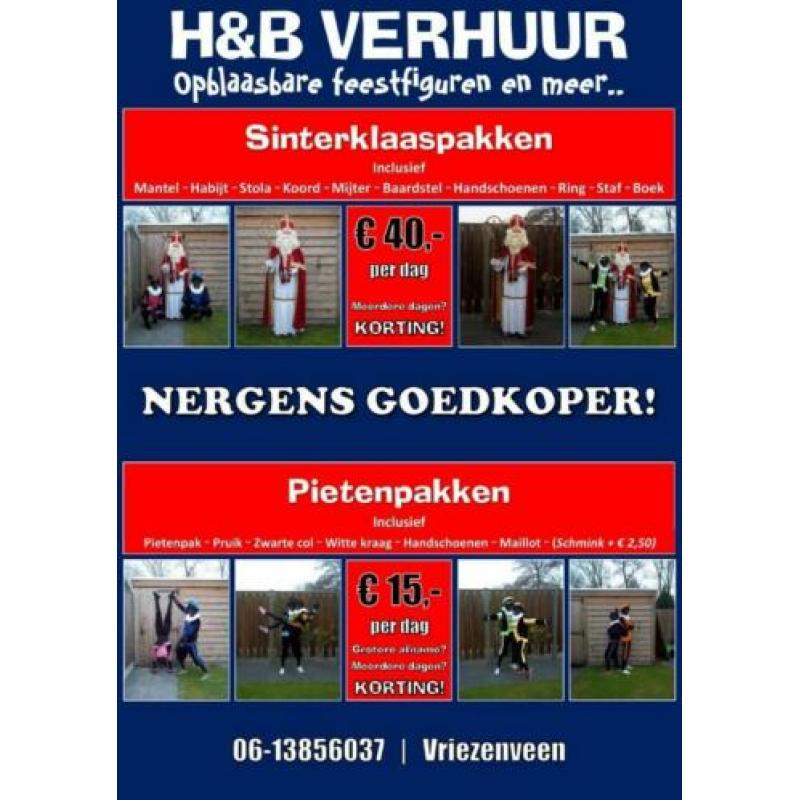 opblaasbare feestartikelen Vriezenveen Almelo Vroomshoop enz