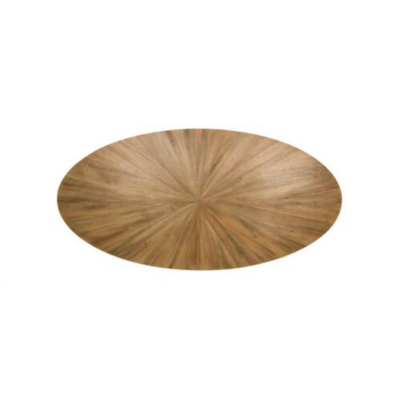 Ovale tafel. Trendy! Teak, eiken, steigerhout, mango, acacia