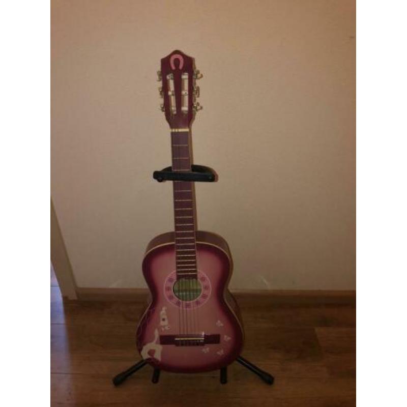 Gitaar handgemaakt incl. Standaard, boekhouder en afstemmer