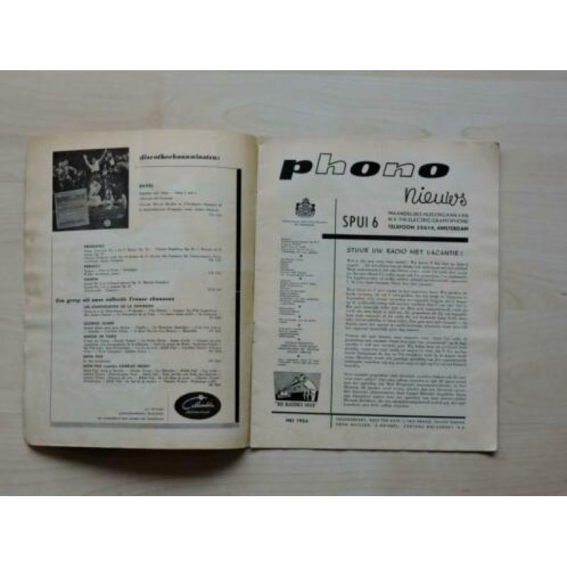 Phono Nieuws Magazine 2x - 1953 en 1954
