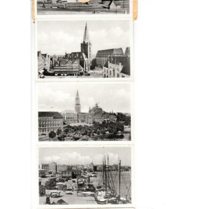 ansichtkaarten Kiel+ mapje met kaarten Kiel