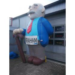 abraham huren emmeloord, opblaasbaar, opblaasbare abraham