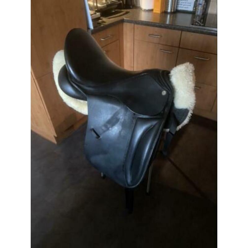 Rossner zadel te koop 17,5 inch