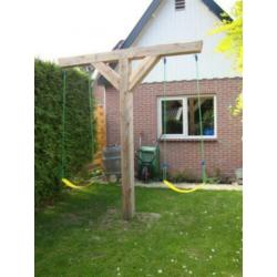 houten T schommel,houten L schommel