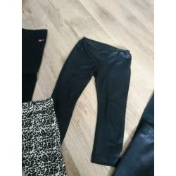 6 broekjes / leggings als nieuw. Maat 98