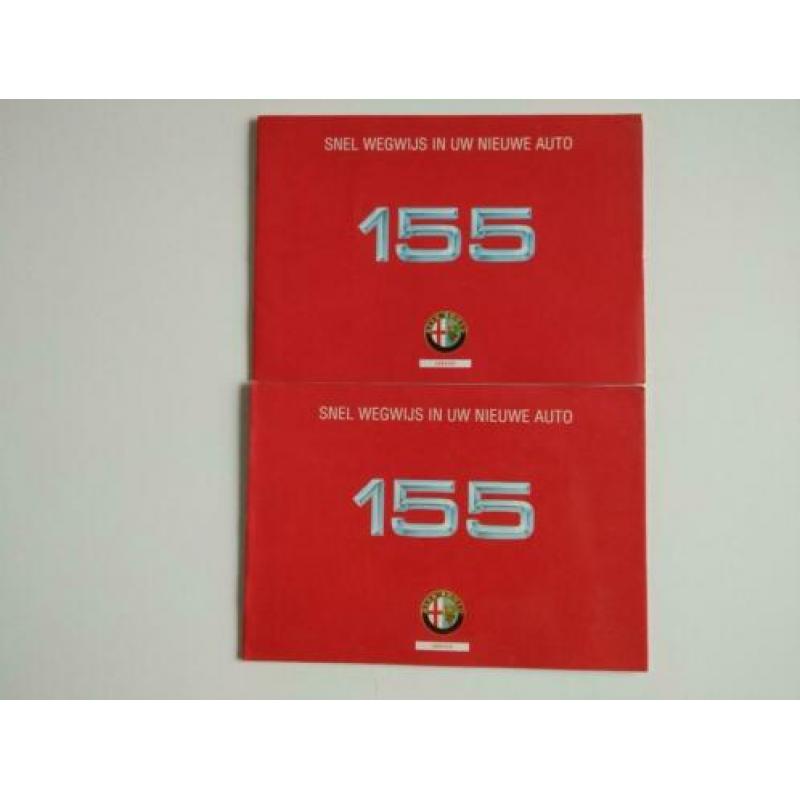 Instruktieboekjes + Accessoire boekjes Alfa Romeo 155