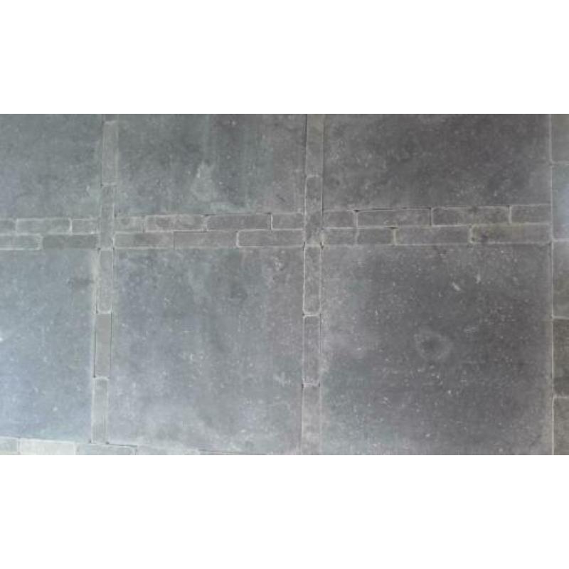 terrastegels Chinees hardsteen / Spotted Bluestone 60x60 cm